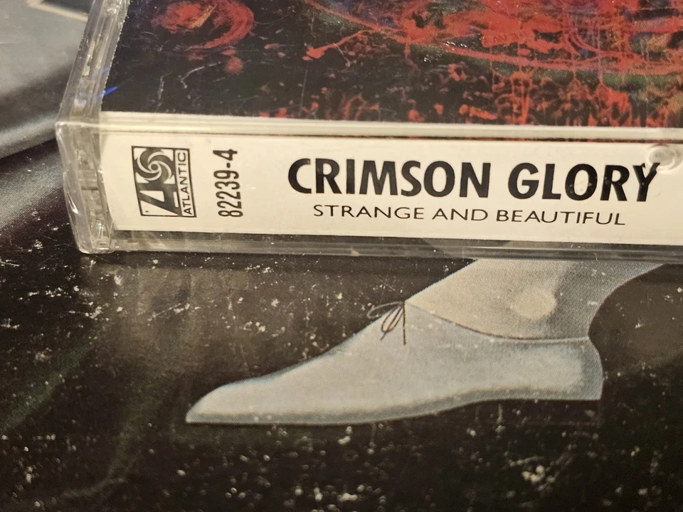 CRIMSON GLORY‎– Strange And Beautiful Cassette Atlantic 1991 SEALED PROMO  - Image 3 of 4