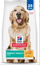 Hill's Science Diet Adult Perfect Weight Management Chicken Recipe, 25-lb bag