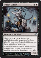 1 x Throat Slitter - Planechase 2012 - NM-Mint - MTG