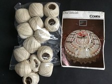 Vintage ovale Tischdecke Set von The Needlecraft Design Glasgow