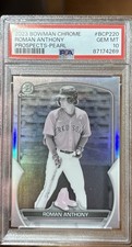 2023 Bowman Chrome - Prospects Roman Anthony #BCP-220 Pearl Refractor (RC)