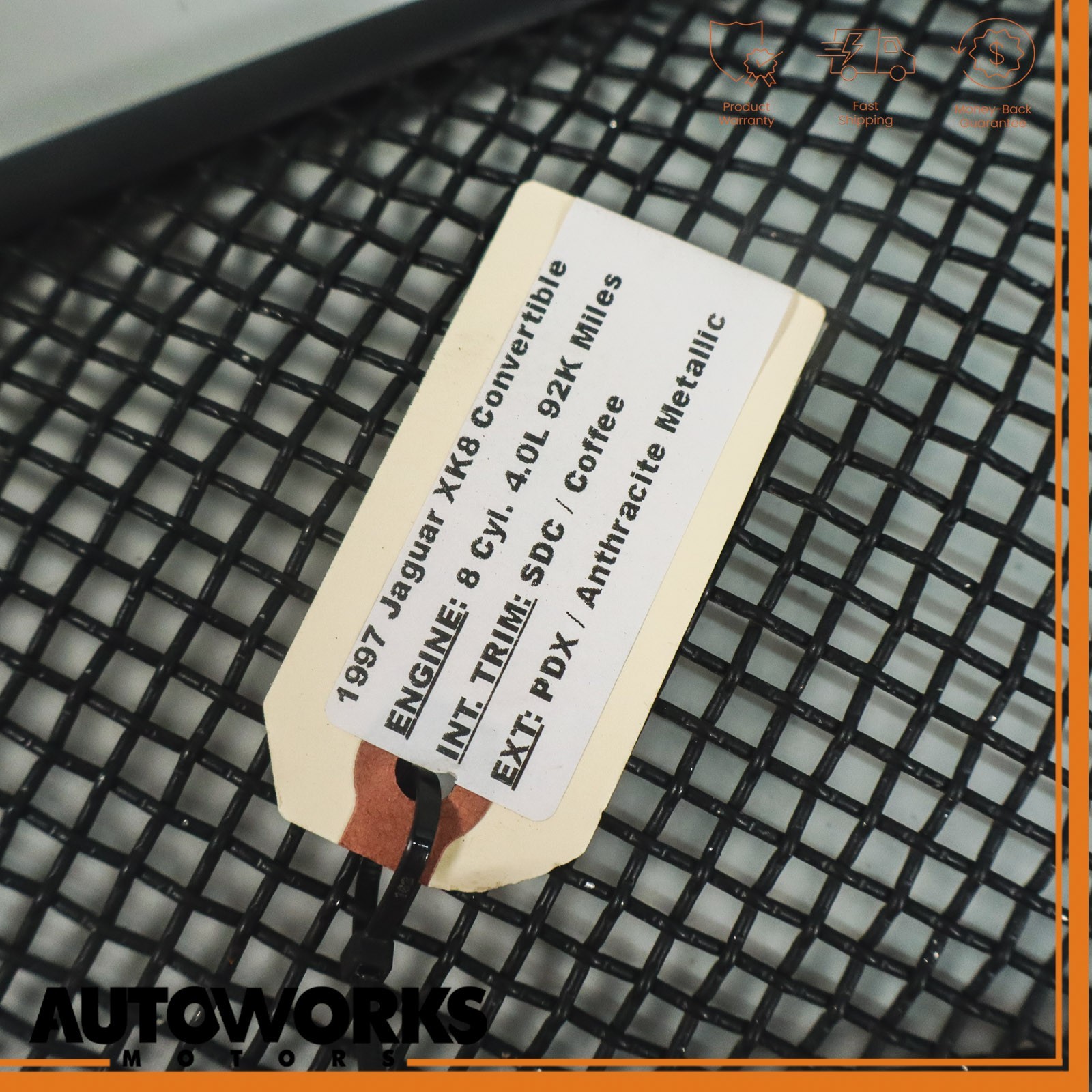 97-03 Jaguar XK8 X100 Front Bumper Lower Grill Grille Mesh OEM