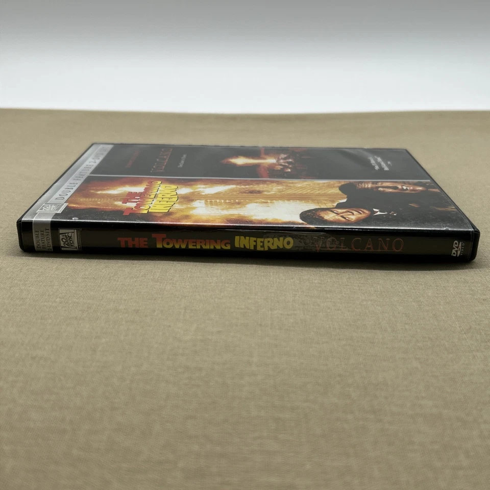 The Towering Inferno & Volcano (DVD 1974 1997) Disaster Survival Tommy Lee Jones - Image 3 of 4