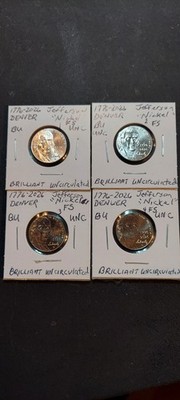 1776 2026 D JEFFERSON NICKEL Semi-quincentennial Uncirculated Full Step 4 coins 