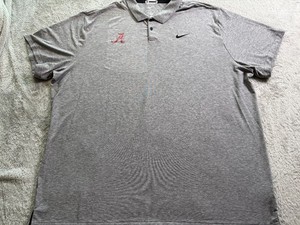 Nike Alabama Team Issued Gray Polo 3XL Discription 0308