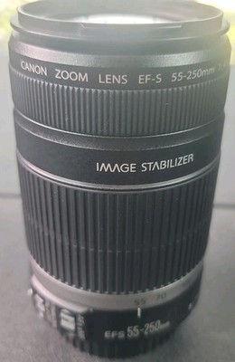 Canon EF-S 55-250mm f/4.0-5.6 IS Lens for Canon Rebel DSLR Cameras 