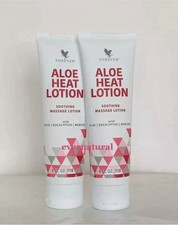 Forever Lot 2x Aloe Heat Lotion - Lotion de massage apaisante, 118 ml