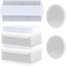 Cradle Cap Brush Set 5 Pcs for Newborn White
