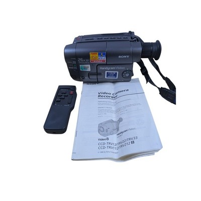 Sony Handycam CCD-TRV22 Camcorder Gray Video 8 26x Zoom SteadyShot