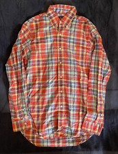 Ralph Lauren Plaid Long Sleeve Button Down Sz M 100 % Authentic