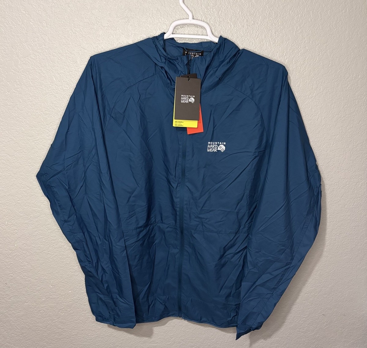 Mountain Hardwear Kor Airshell Hoody Mens XXL Dark Caspian Pertex