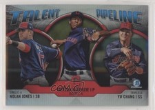 2019 Bowman Talent Pipeline Chrome Yu Chang Triston McKenzie Nolan Jones rn6
