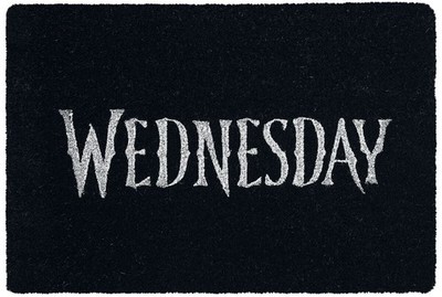 Wednesday Fußmatte  Wednesday Logo schwarz/beige Standard