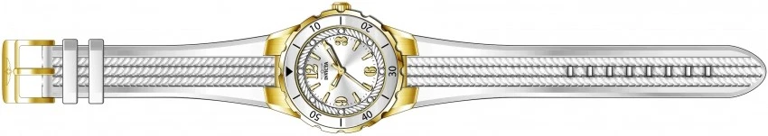 Reloj Invicta Angel para mujer 38 mm cuarzo esfera blanca silicona 17484 Foto 4 de 4