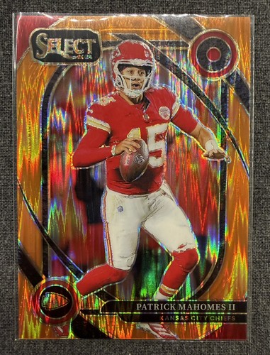 Panini 2024 Select Club Level Patrick Mahomes II #223 Orange Shock Prizm /399