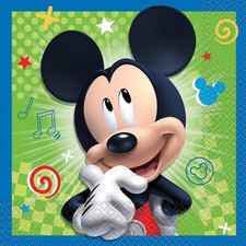 Servilletas de almuerzo Disney Mickey Mouse (16ct) vajilla de fiesta de cumpleaños