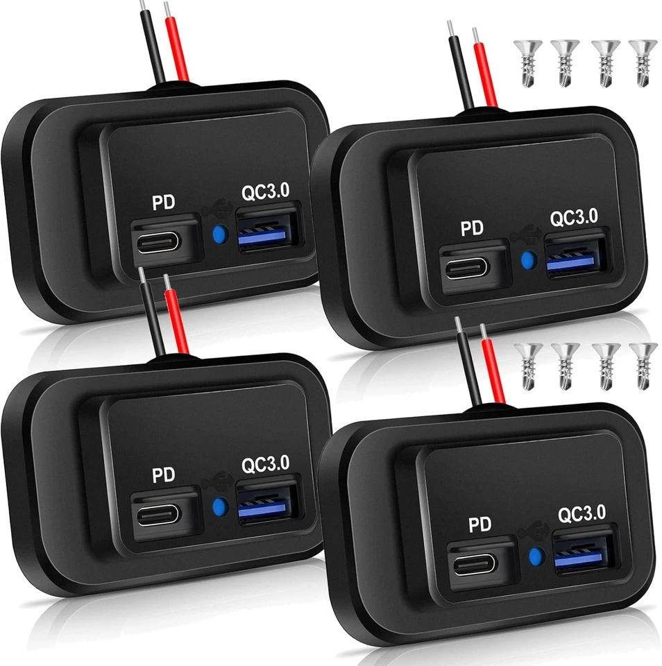 Dual USB Charger Panel for RVs & Marine Vehicles - Image 3 of 4