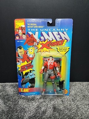 ToyBiz Marvel Uncanny X-Men X-Force Kane w Snap Back Living Hand 1992 Figure NEW