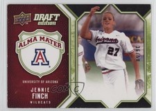 2009-10 Upper Deck Draft Edition Alma Mater Green /50 Jennie Finch #AM-FI 7v7