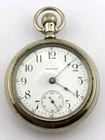 Waltham Antique Mechanical Pocket Watch  15J  18s  Gr.820   10921596 WORKS!
