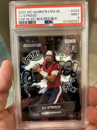 2023 Wild Card Alumination Comix #CS3 9/12 CJ STROUD PSA 9 Mint *Color Match RC*