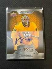 2023-24 Upper Deck Engrained Autographs Juuse Saros Auto Nashville Predators #55