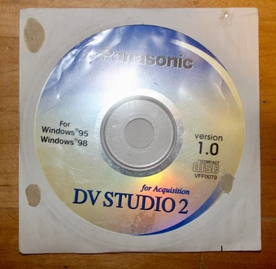 *VINTAGE* PANASONIC DV STUDIO 2 Version 1.0 for Windows 95/98 (CD-Rom Only) - Image 1 of 3