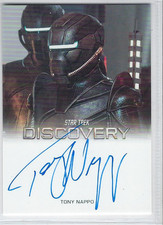 Star Trek Discovery Season 5 autograph card of Tony Nappo as Primarch Ruhn