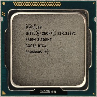 Genuine Intel Xeon E3-1230 V2 3,30GHz 8MB LGA1155 Quad Core CPU Prozessor SR0P4