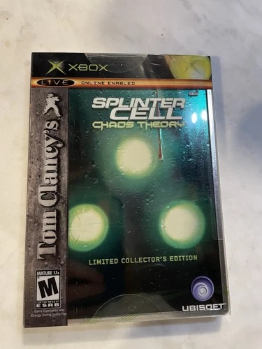 Splinter Cell: Chaos Theory Limited Collector's  Steel Book Xbox SEALED NEW