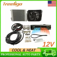 DC12V Dual Cool & Heat Underdash Electric Air Conditioner Universal Car A/C Kit