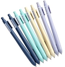 8 PCS 0.7mm Solid Color Mechanical Pencil Set for Writing Drawing School