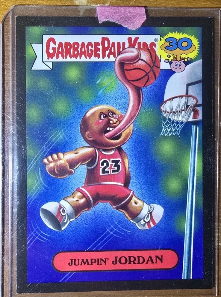 Jumpin Jordan Black Garbage Pail Kids
