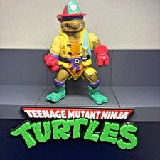 1991 Vintage TMNT Hose 'Em Down Don Near Complete Figure Teenage Mutant Turtles