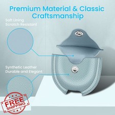 Fintie Pixel Buds A-Series/2 Case PU Leather Portable Cover w/Keychain Ice Blue