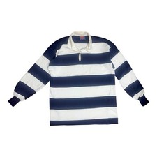 Vintage 1990s Canterbury Polo Rugby Striped Shirt