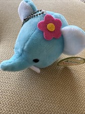 Vintage Keychain Plush Elephant