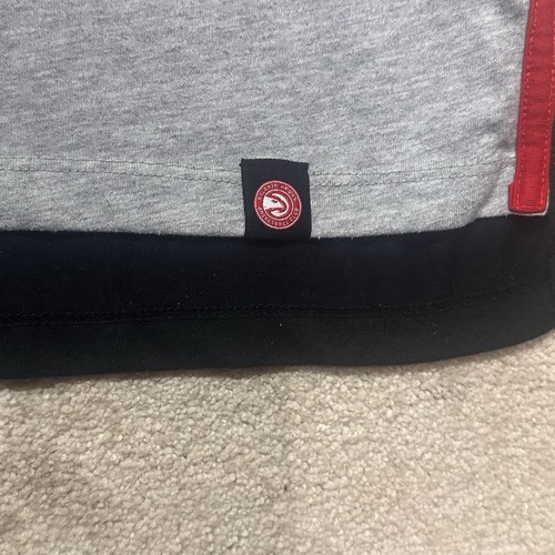 Atlanta Hawks T Shirt Mens Large Gray Nike Dri Fit Shooting Shirt - Picture 4 of 8