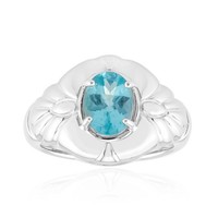 Cavill Ring Blauer Apatit 1,02Ct Ovalschliff Sterlingsilber 925 Damen