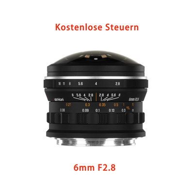 AstrHori 6mm F2.8 Manuelle Full-Frame-Kreislaufobjektiv für E/L/RF/Z Kamera