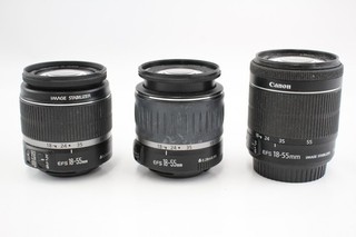 Vintage Autofocus Camera Lenses Working Inc Canon 18 55mm Etc x 3
