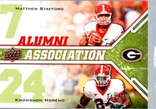 Matthew Stafford #/350 2009 Upper Deck Draft Edition #235 Georgia Bulldogs Card