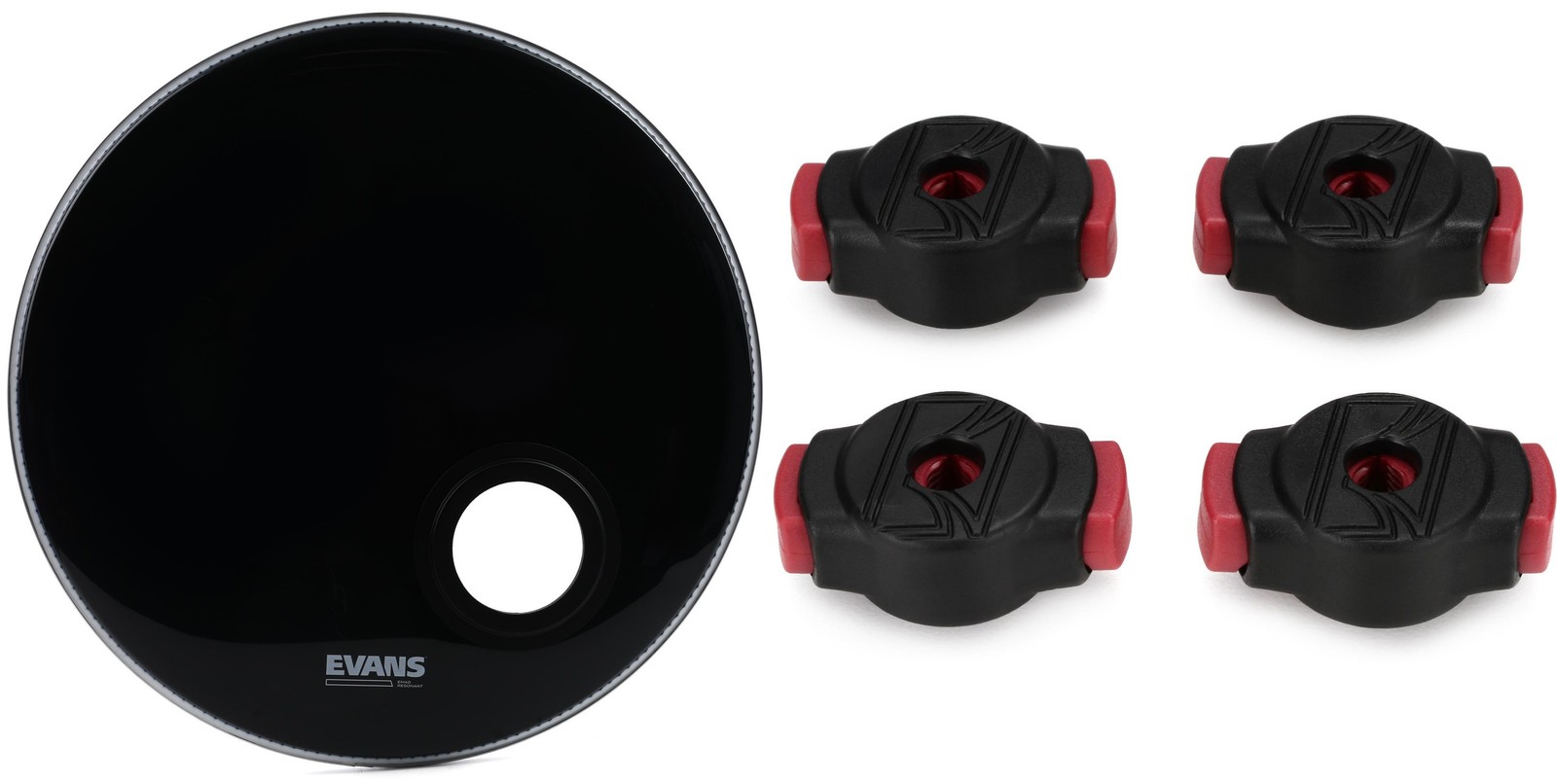 Резонансная черная басовая головка Evans EMAD - 22 дюйма комплект Tama QC8B4 Value 13590₽