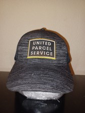 United Parcel Service   Ups Snapback Mesh Black Trucker Hat   Pre Owned