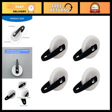 Nylon Clothesline Pulley Kit - 2" Outdoor Rope Pulley for Clotheslines 4 Pack 