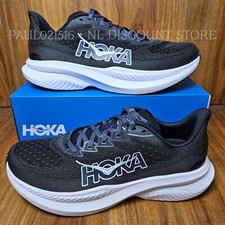HOKA ONE ONE Men's Mach 6 Running Sneakers Shoes 1147790 Black/White