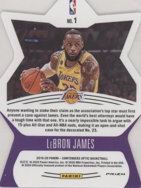 その他 Lebron James 2018 Contender Optic Silver 2018-19 Panini Contenders Optic - LeBron James #100 for sale | eBay