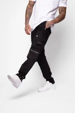 Valere Milano Mens Cargo Trousers Combat Chinos Slim Cotton Tapered Jogger Pants