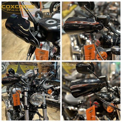 For Harley Sportster XL Forty-Eight Roadster Handguard Protector Kit Hand Guards - Foto 9 di 9