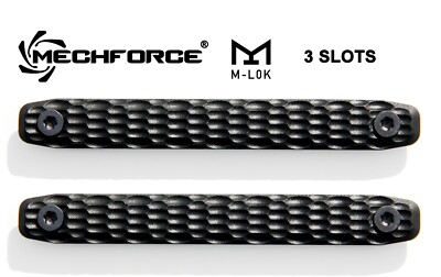Mechforce G10 Scale Hand Grip Panel for MLok, 3 Slot Length (2 Pack)